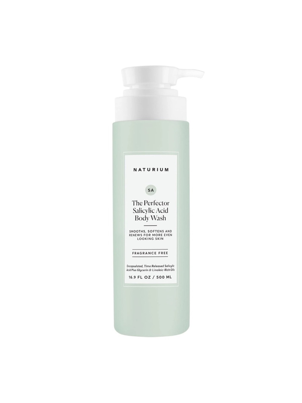 Naturium Salicylic Acid Body Wash - Fragrance Free (Mint Green)